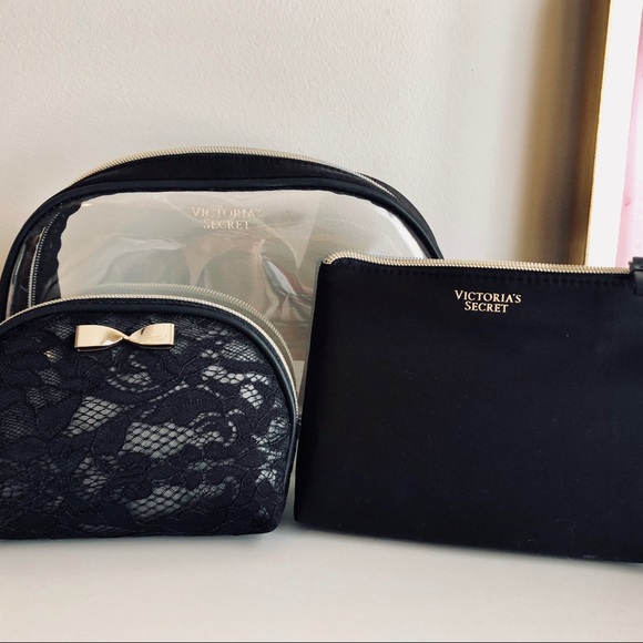 Victoria's Secret Handbags - BRAND NEW! Victoria Secret Makeup Bag Set of 3💛